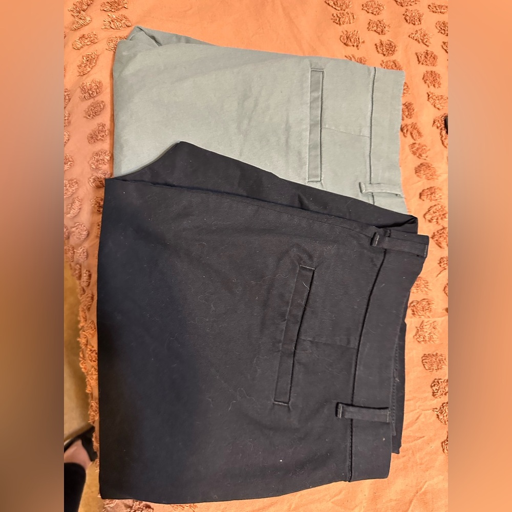 GAP (listing is for both) Black and Olive chino women’s pants